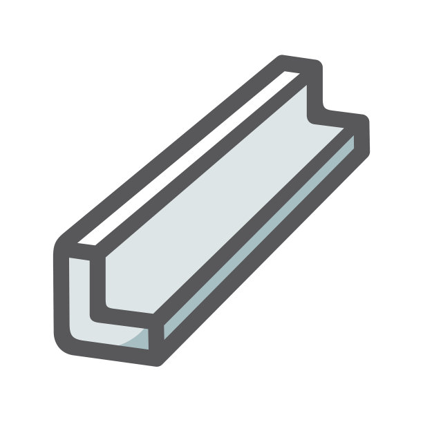 热轧钢l型材图标卡通图片下载