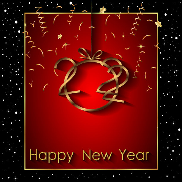 2022年背景新年快乐图片下载