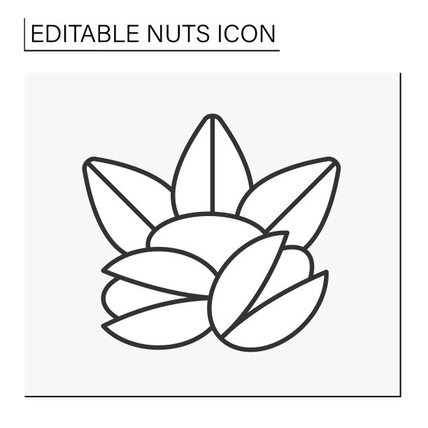 阿月浑子行图标图片下载