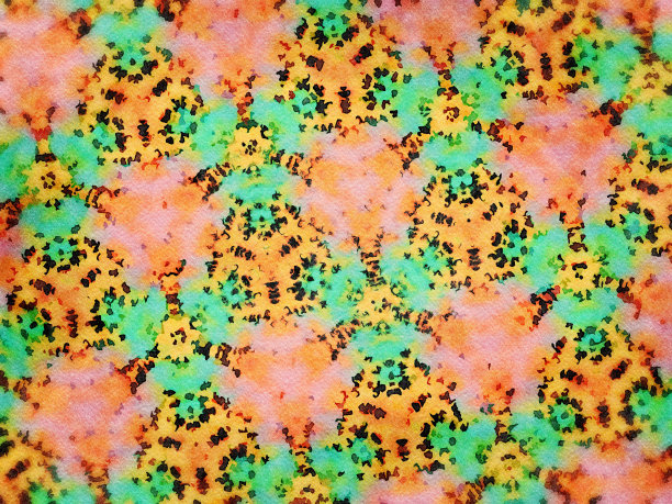 水彩图案风格背景图片下载