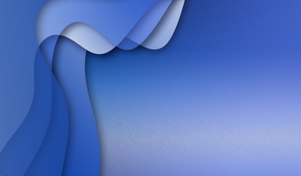 抽象蓝色梯度曲线和波浪背景。设计美丽的小册子，传单，杂志，业务，横幅，营销。图片下载