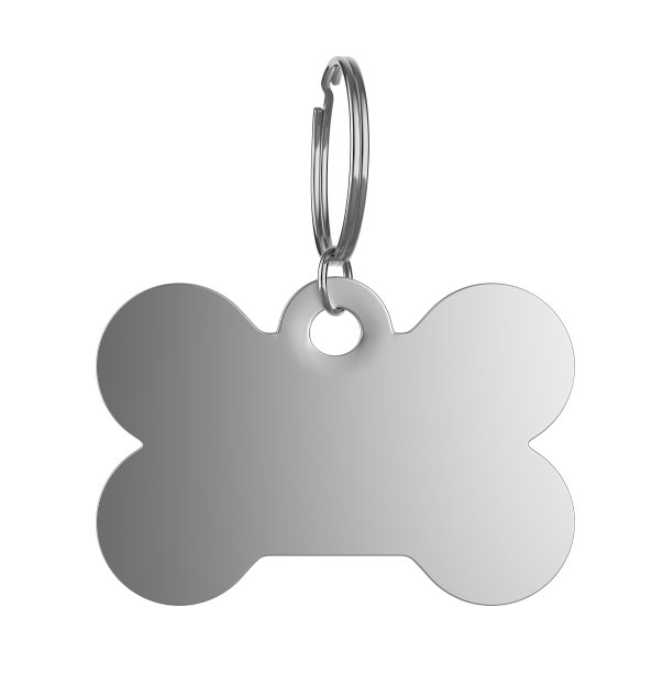 空白猫狗Id标签名称垂饰骨项链项圈模型。图片下载