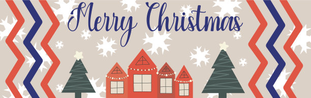 斯堪的纳维亚圣诞节背景和铭文图片下载