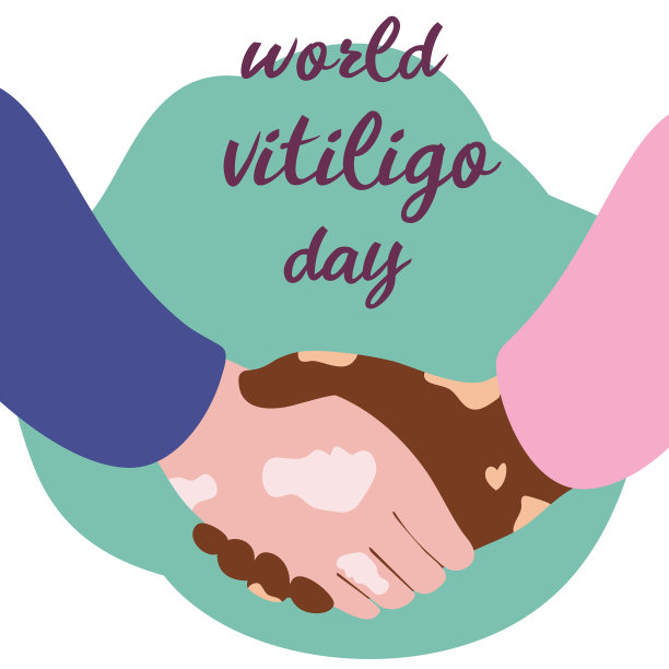 白癜风患者握手图片下载