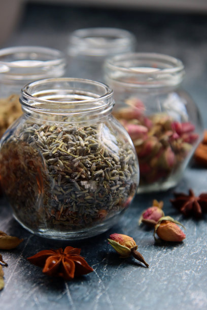 茶叶香料特写照片图片下载