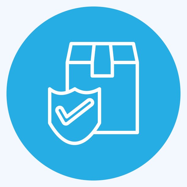 图标保存包装。适合教育象征。蓝眼睛的风格。简单的设计可编辑。设计模板向量。简单的说明图片下载