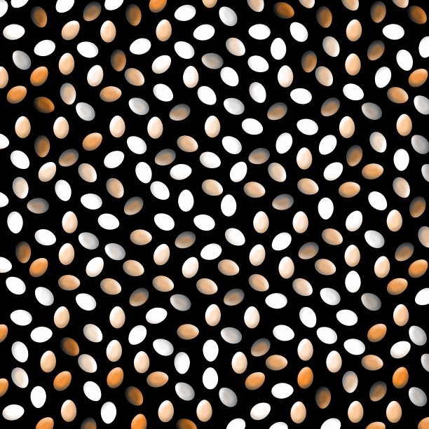 鸡蛋美丽的纹理孤立在普通的黑色背景图片下载