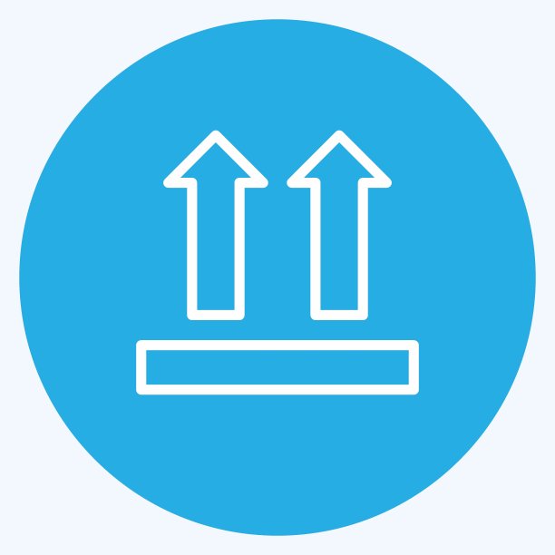 图标此面朝上。适合教育象征。蓝眼睛的风格。简单的设计可编辑。设计模板向量。简单的说明图片下载