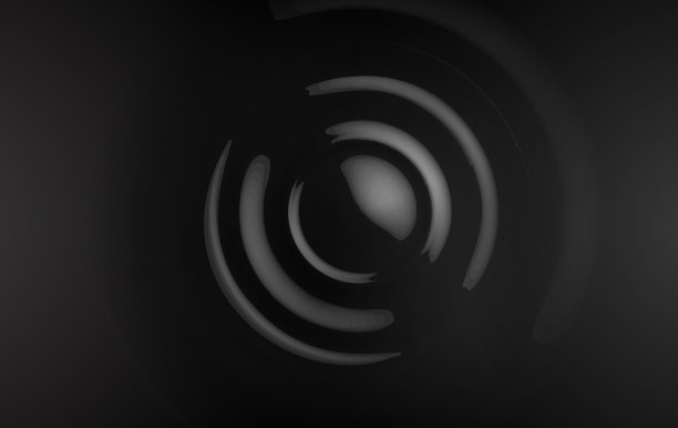 涟漪黑水效果。圆波顶视图。矢量插图的表面，共鸣的影响。图片下载