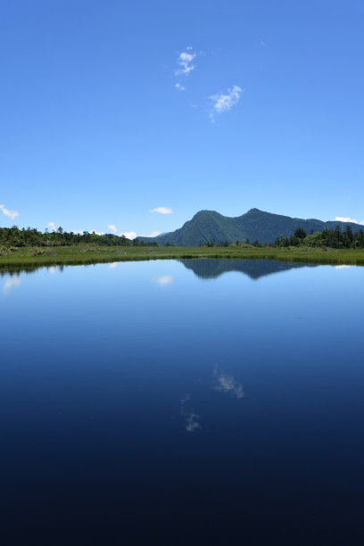 在高海拔的湿地中有许多湖泊图片下载