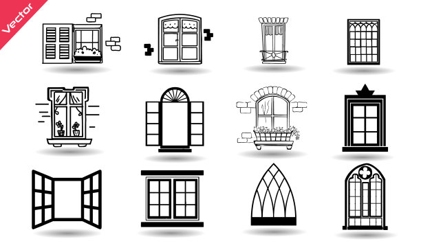 窗口图标模板图片下载