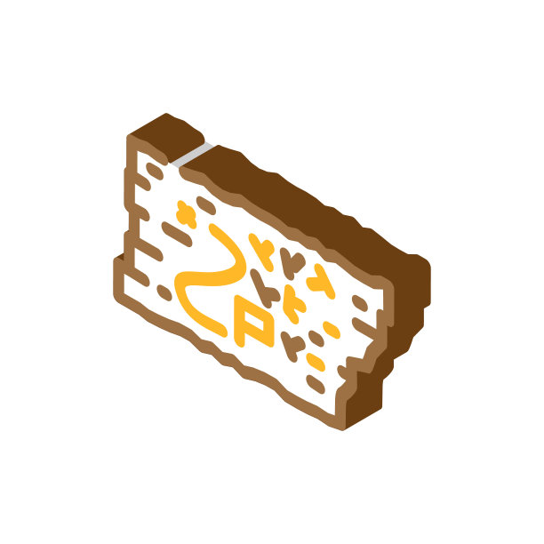 与地图等距图标矢量插图板图片下载