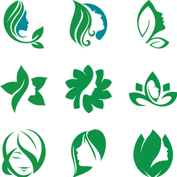 护肤标志套装图片下载