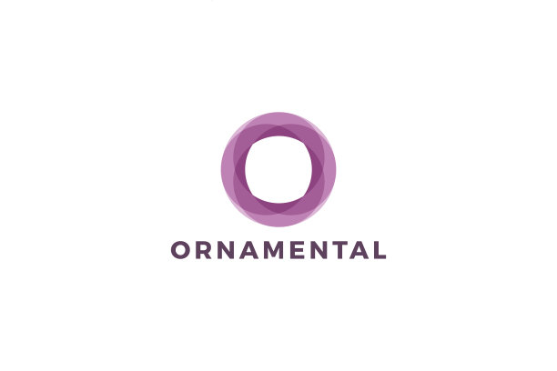 字母装饰可爱的商业标志图片下载