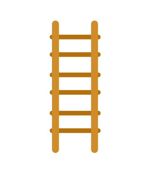 木制楼梯是乡村升降工具图片下载