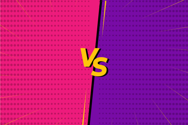 vs战斗屏幕背景粉色和图片下载