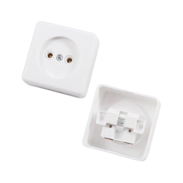 内置套接字隔离在白色背景图片下载