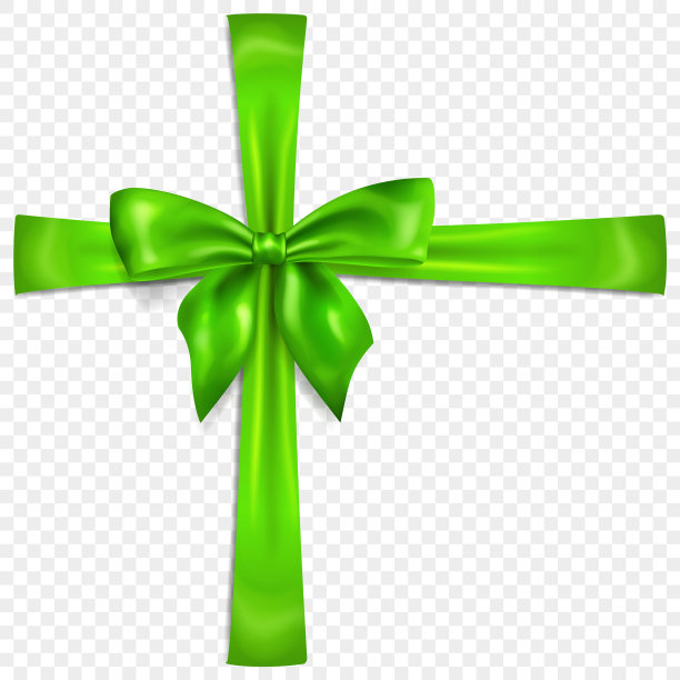 美丽的蝴蝶结与横向丝带图片下载