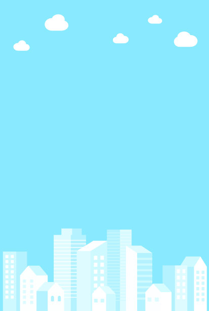 简单而时尚的建筑插图图片下载