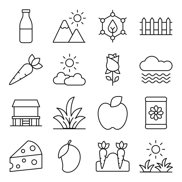 附件系列图标包图片下载