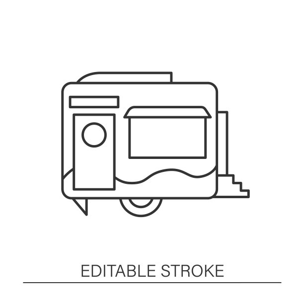 街头集会线图标图片下载
