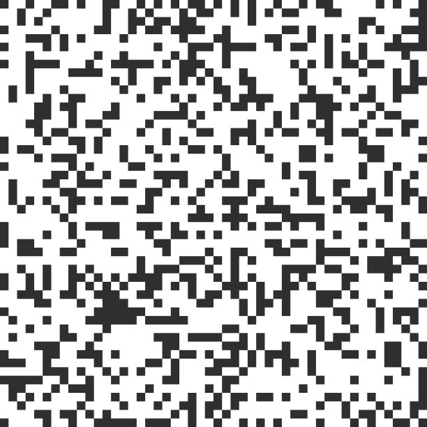 黑暗随机像素的模式。单色矢量插图。设计元素。图片下载