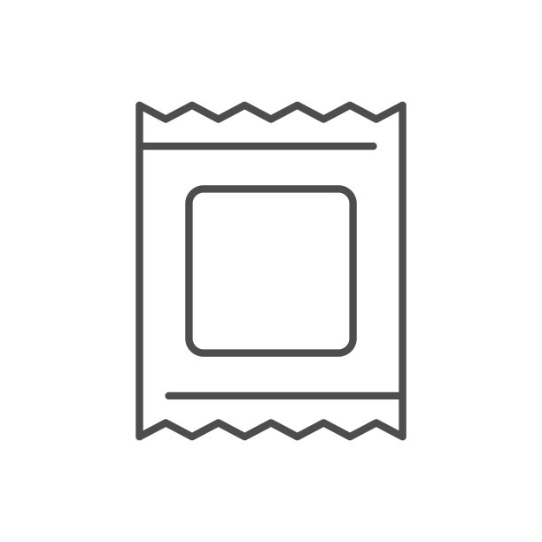 香包包装线轮廓图标图片下载