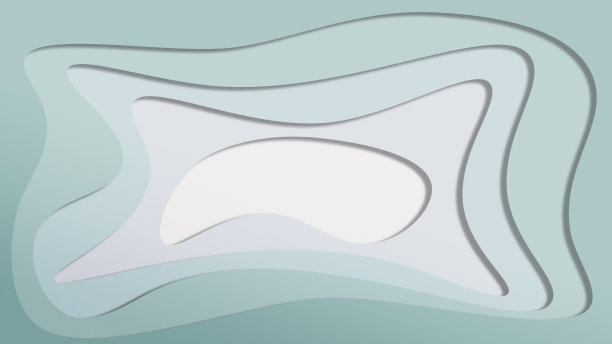 背景与五颜六色的剪纸形状。图片下载