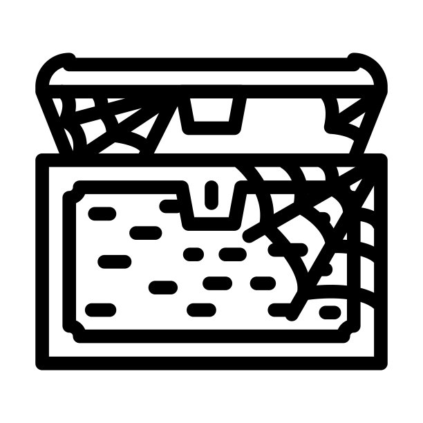 空胸线图标矢量插图图片下载