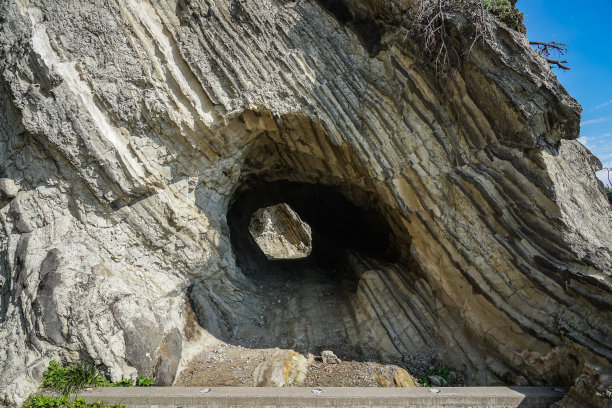 荒崎海岸，岩石海岸(神奈川县横须贺市荒崎公园)图片下载