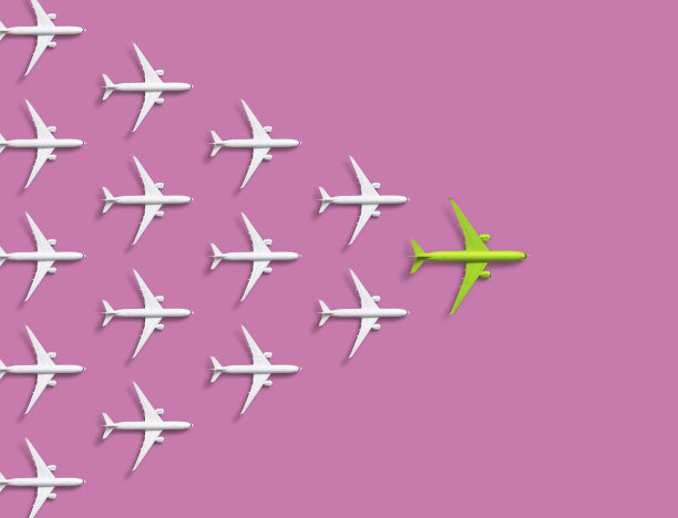 一大群客机图片下载