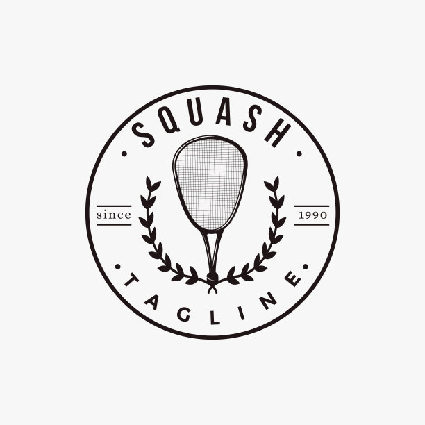 复古南瓜徽章图标矢量白色背景图片下载