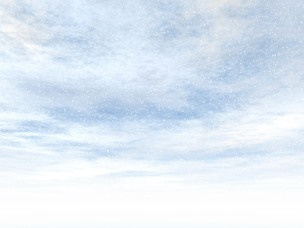 冬季雪天背景- 3D渲染图片下载