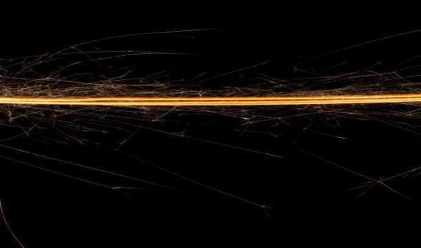 一条直线上的闪光轨迹图片下载