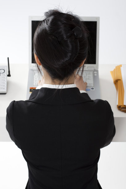 女商人的背影图片下载