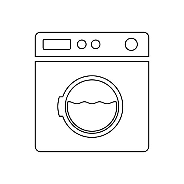 洗衣机图标。图片下载