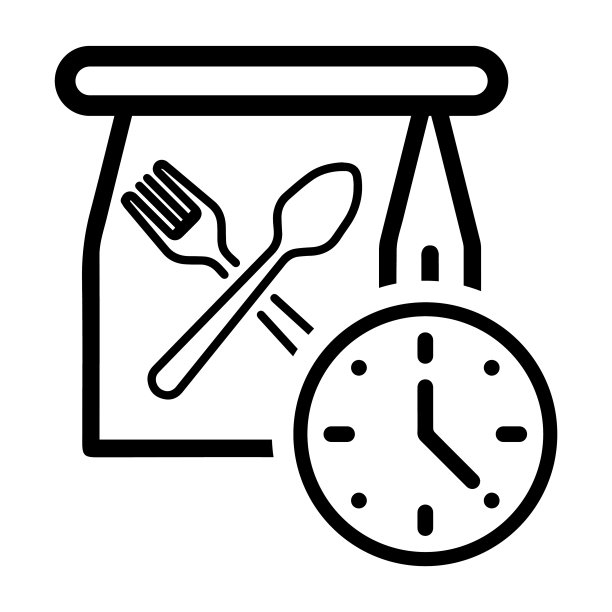 食物、外卖、时间图标图片下载