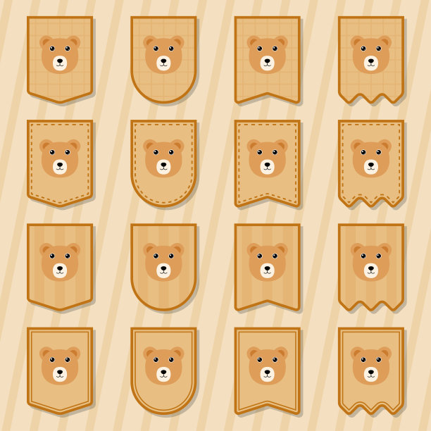 注意贴纸设置与熊图片下载