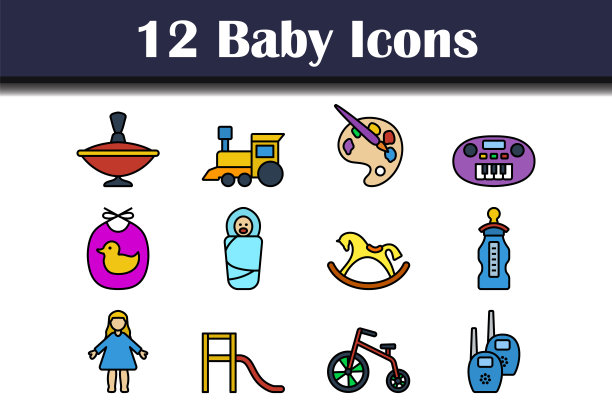 婴儿图标设置图片下载
