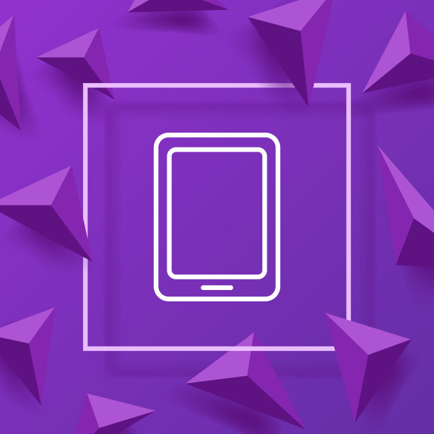 电话图标。触屏手机或平板电脑，技术。演示模板的设备UI UX模型。手机框架与空白显示隔离模板。矢量线图标的业务和广告图片下载