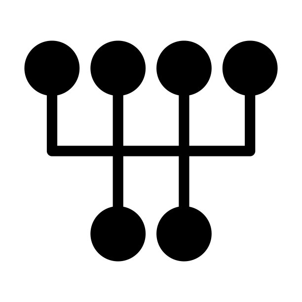 手柄汽车手动变速杆图标，车辆齿轮技术矢量插图设备图片下载