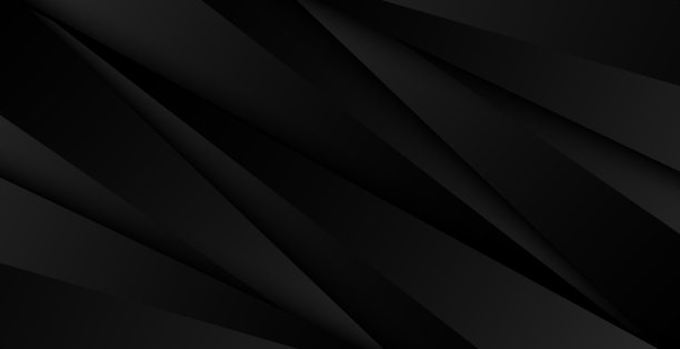 摘要3D现代黑色对角线条纹层在黑暗背景几何三角形图案图片下载