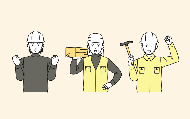 木匠工人剪辑艺术图片下载