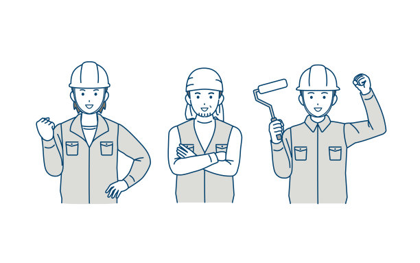 画家工人剪辑艺术图片下载