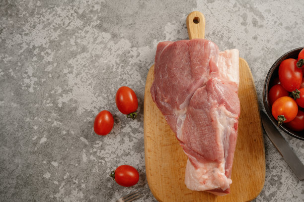 猪肉和蔬菜图片下载