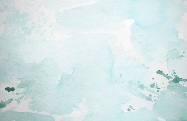 蓝色水彩背景-抽象的海洋图片下载