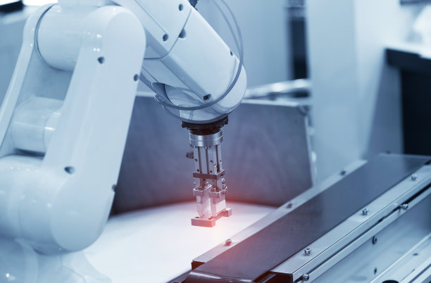 自动化工业机器人工作机器人，工业4.0和技术概念图片下载