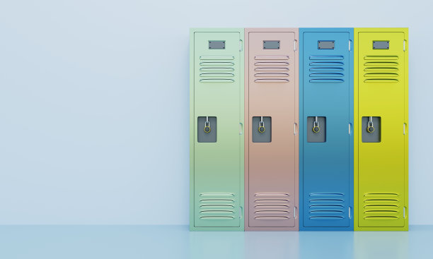 金属传统学校储物柜图片下载
