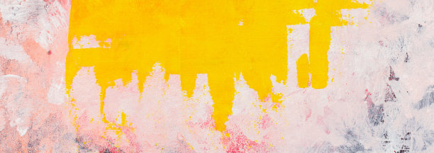 墙上有黄色的点，用白色油漆图片下载