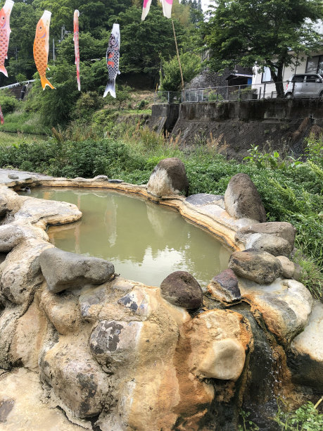 日本大分别府温泉度假城市图片下载